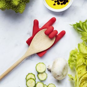 1pc Finger Shaped Pot Cover To Prevent Overflow And Raise The Soup Spoon Holder To Prevent The Soup From Overflowing The Shelf; Innovative Practical K