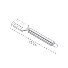 Fish Scale Planer Fish Scale Peeler Stainless Steel Gadget For Scraping Fish Scales Scale Device Scale Scale Brush Household Tool Fish Knife (Option: Square Fish Planer)