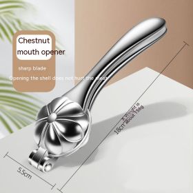 Chestnut Peeling Artifact Aluminum Alloy Chestnut Clip Multifunctional Shell Separator (Option: Aluminum Alloy Chestnut Clip)