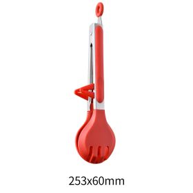 Self-locking Round Silicone With Bracket (Color: Red)