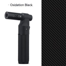 Welding Gun Windproof Direct Punch Personalized Spray Gun Lighter Multifunctional (Option: Black Oxide-141x80x30MM)