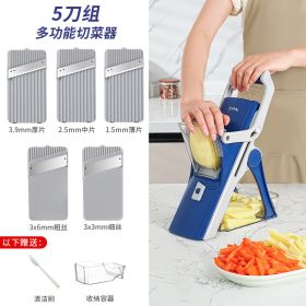 Kitchen Multi-function Vegetable Chopper Purple Household (Option: Changchun Flower Basket)