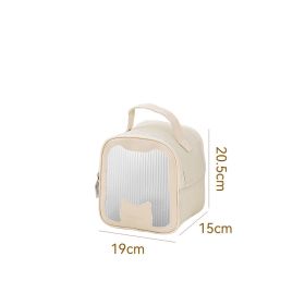 Hand Carry Heat Preservation Bag (Option: Short-Beige)